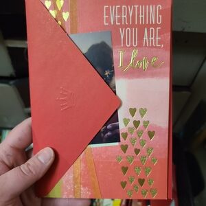 Hallmark Red and Gold Valentine's Heartfelt Card